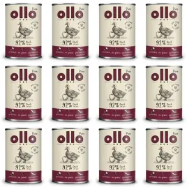 mokra-karma-dla-psa-ollo-pure-kaczka-z-jablkiem-12x850g