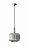 lampa-wiszaca-szklana-ledigo-moderna-bursztynowa-zlota-lustrzana-e27-stan-powystawowy