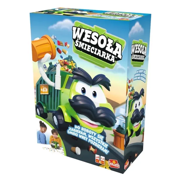 Goliath Games Gra zręcznościowa WESOŁA ŚMIECIARKA