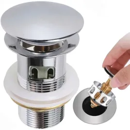 korek-umywalkowy-z-sitkiem-automatyczny-z-przelewem-pelny-klik-klak