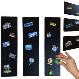 czarna-tablica-magnetyczna-na-magnesy-pamiatkowe-loft-80x22cm-zestaw