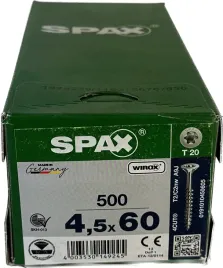 wkrety-uniwersalne-stozkowe-45-x-60-spax-do-drewna-gwint-niepelny-op500