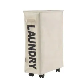 easyform-kosz-na-pranie-bielizne-na-kolkach-skladany-waski-40l-bezowy