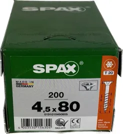 wkrety-uniwersalne-stozkowe-45-x-80-spax-do-drewna-gwint-niepelny-op200