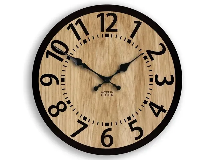 zegar-scienny-drewniany-debowy-berlin-33-cm-cichy-linia-modernclock