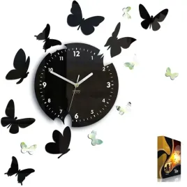 zegar-scienny-motyle-14-czytelny-i-cichy-lustro