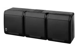 gniazdo-potrojne-natynkowe-hermetyczne-czarne-ip44-hermes-0323-09