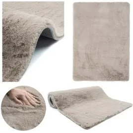 dywan-pluszowy-rabbit-do-sypialni-bezowy-dywanik-puszysty-miekki