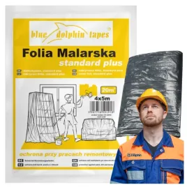 folia-malarska-blue-dolphin-standard-plus-4x5m-zolta-wytrzymala-ekonomiczna
