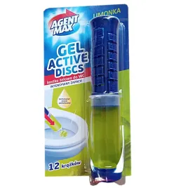 agent-max-zel-czyszenia-wc-z-aplikatorem-kleksy-12-szt-krazki-limonka