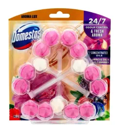 domestos-aroma-lux-kostka-toaletowa-do-wc-hibiscus-oil-and-wild-berries-3-szt