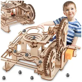 tor-kulkowy-drewniany-mechaniczny-ruchomy-puzzle-3d-do-skladania-diy-237el