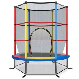 1519-trampolina-dla-dzieci-z-siatka-i-klapa-165-cm-costway