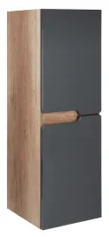 szafka-lazienkowa-wiszaca-slupek-do-lazienki-antracyt-polysk-dab-104x35