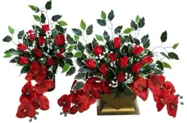 stroik-na-grob-kompozycja-na-cmentarz-komplet-flakon-bukiet-wiazanka