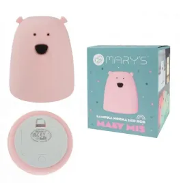 mary-s-lampka-nocna-led-mis-maly-rozowy-rgb-barwa-biala-ciepla