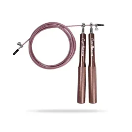 skakanka-aluminiowa-regulowana-metalowa-trening-gymbeam-300-cm-rozowe-zloto
