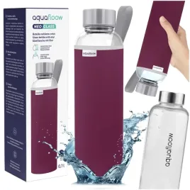 aquafloow-szklana-butelka-na-wode-07l-or-burgundowe-etui-or-butelka