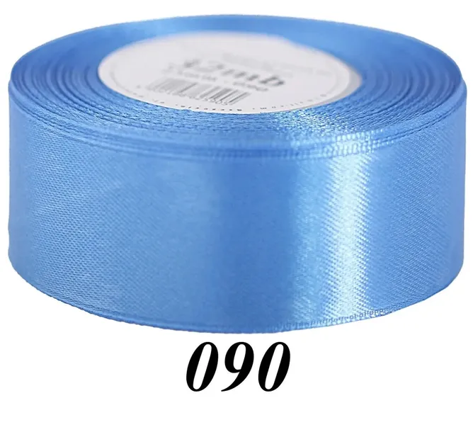 Wstążka satynowa 50mm/32mb, niebieska - WSAT50-090
