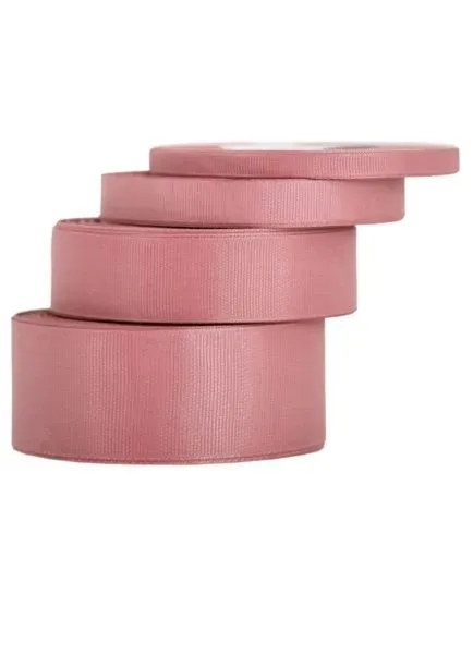 Wstążka rypsowa, 38mm/22mb, jasny brudny róż/4 - WRYPS38-045J/4