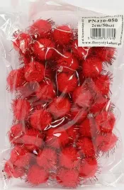 pompony-metalizowane-jeze-sr-2cm-50szt-czerwone-pnj20-050