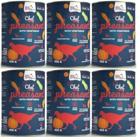 mokra-karma-dla-psa-syta-micha-bazant-z-warzywami-6x400g