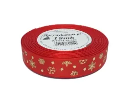 wstazka-metal-sniezynki-15mm-18mb-czerwona-zloto-wtssl15-050