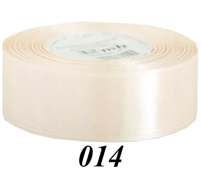 Wstążka satynowa 38mm/32mb, beżowa - WSAT38-014