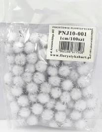 pompony-metalizowane-jeze-sr-1cm-100szt-biale-pnj10-001