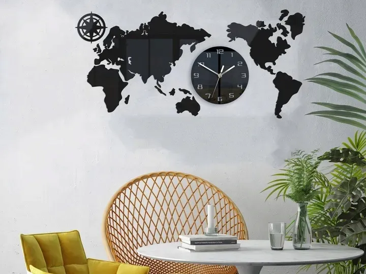 duzy-zegar-scienny-mapa-80x40-nowoczesny-3d-cichy