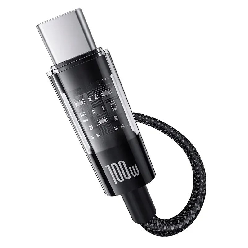 kabel-baseus-gem-usb-usb-c-100w-2m-czarny