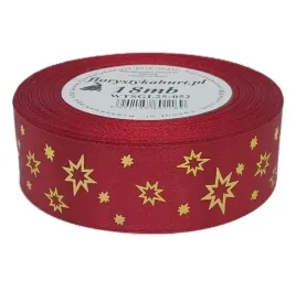 wstazka-metal-gwiazdki-25mm-18mb-czerwon-zloto-wtsgl25-052