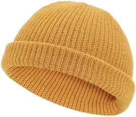 czapka-niemowleca-zimowa-beanie-dzianinowa-ciepla-miodowa-3-6msc