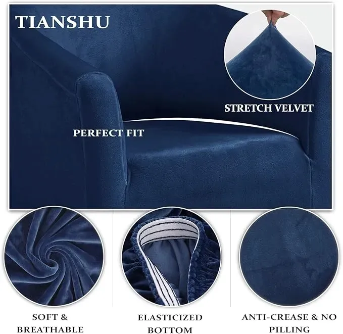 pokrowiec-na-fotel-velvet-welurowy-niebieski-stan-nowy