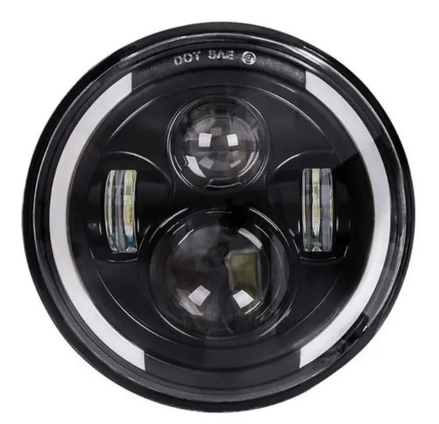 7 CALI REFLEKTOR LAMPA LED PRZEDNIA MOTOCYKL 150W cały ring OŚWIETLENIE