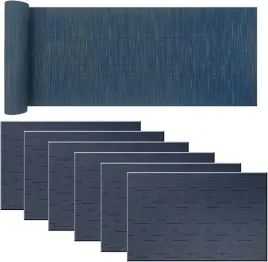 komplet-na-stol-maty-podkladki-6szt-bieznik-45x180cm-granatowe-zmywalne