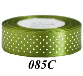 wstazka-satynowa-w-kropki-25mm-22mb-ciemna-oliwka-wsatkr25-085c