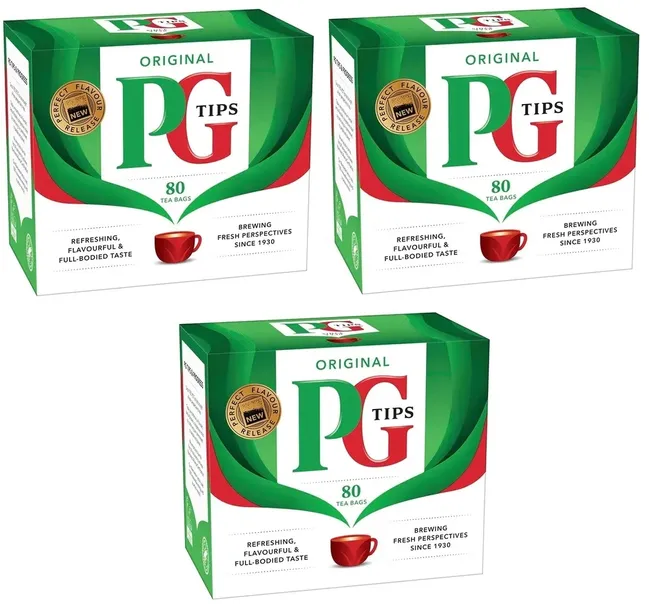 Angielska herbata czarna PG TIPS 240 saszetek (3x80 szt)