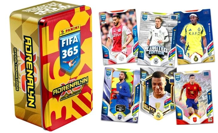 Duża PUSZKA FIFA 365 2026 PANINI + 50 kart + LIMITED karty piłkarskie