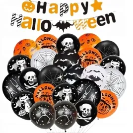 dekoracje-halloween-balony-girlanda-mix-20szt