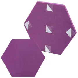 fioletowy-panel-dekoracyjny-z-pianki-plaster-miodu-ozdoba-pokoju-zabaw-3-cm