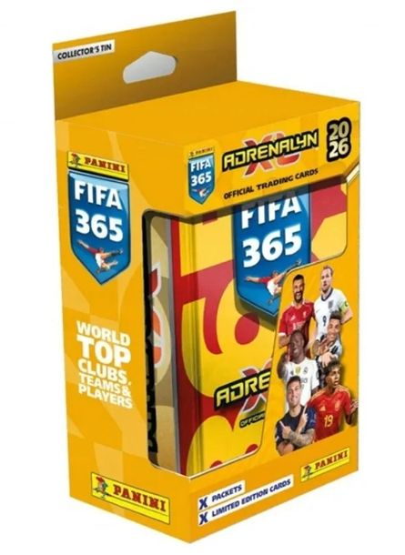 DUŻA PUSZKA PANINI 8 saszetek Limited FIFA 365 2026 karty piłkarskie
