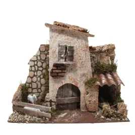 piekny-domek-z-owcami-do-dekoracji-szopki-bozonarodzeniowej-28x15x24cm