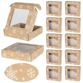 10x-pudelko-prezentowe-z-okienkiem-naturalne-gwiazdki-200x200x50-sniezynki