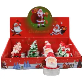 swiateczna-swieczka-mini-dekoracyjna-tealight-mikolaj-balwan-zestaw-12szt