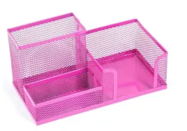 przybornik-na-biurko-organizer-siatka-metalowy-3-komory-3a-rozowy