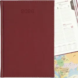 kalendarz-dzienny-a4-terminarz-2026-ksiazkowy-notes-planer-czerwony