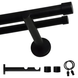voppi-karnisz-podwojny-loft-z-zabkami-25-19mm-160-cm-czarny