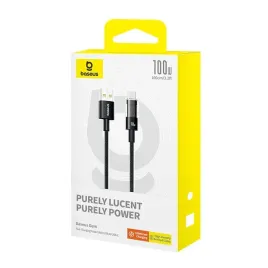 kabel-baseus-gem-usb-usb-c-100w-1m-czarny