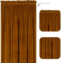 zaslona-gruba-welurowa-140x270-musztardowa-tasma-zabki-tunel-gotowe